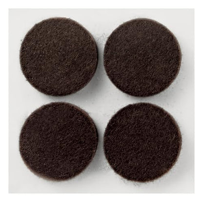 Scotch Felt Furniture Pads 16 PCS Furniture Pads for Hardwood Floors, Round, Brown 1" Diameter