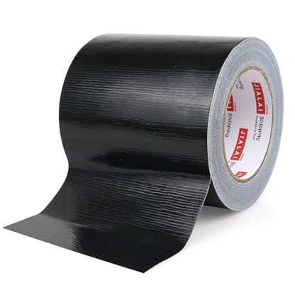 Wide Duct Tape, Industrial Grade 30Yards (90 ft) Wide Tape 5'' Duct, 9 Mil Heavy-Duty, Waterproof, Strong, Flexible, No Residue, for Crafts & Home Improvement (Black, 5'' x 90ft) - color: Black, size: 5'' x 90ft