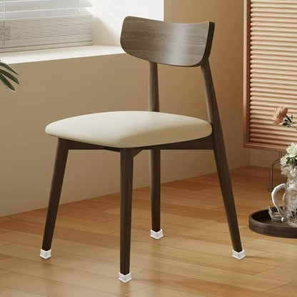 Antrader 12PCS White Furniture Pads,1" x 1" Rubber PVC Furniture Leg Caps,Table Chair Leg Foot End Caps Covers Protectors - color: White, size: 1" x 1"