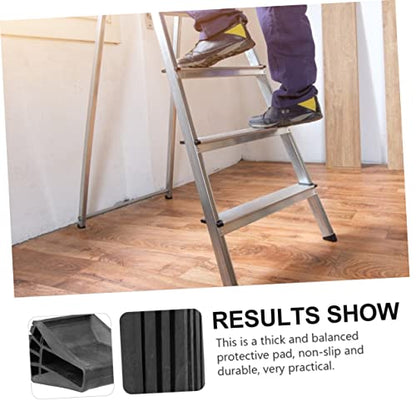 4pcs Non-Slip Ladder Foot Covers Folding Mats Slip Stair Treads for Indoor Outdoor