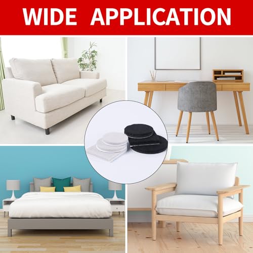 407 PCS Felt Furniture Pads for Hardwoods Floors, Self Adhesive Felt Pads for Chairs, Cuttable Anti-Scratch Furniture Feet Floor Protectors for Chair Sofa Bed Table Cabinet (Beige) - size: 407pcs Beige