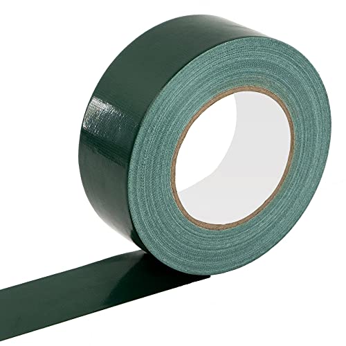 Reniteco Dark Green Duct Tape- 2 inches x 45 Yards, Waterproof & All-Weather, No Residue, UV Resistant, Heavy Duty for Car, Home & Outdoor Repairs, 1 Roll - color: Dark Green, size: 2in*45yard