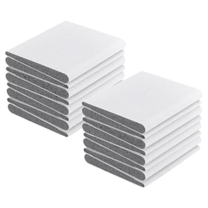 wugongshan 16 Pcs Door Corner Seals, Weather Stripping Draft Stopper Self-Adhesive, Exterior Door Jamb Frame Seal Foam for Draft Weather Protection, Isolation of Noise, Corner Seal