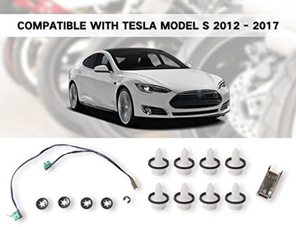 Door Handle Repair Kit Stainless Upgrade Microswitch Wiring Harness Compatible with Tesla Model S 2012-2020 Replace 1042845-00-A 1042845-00-B 1016009-00-C
