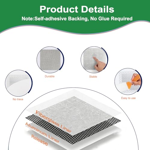 22 Pack Drywall Repair Kit, Aluminum Repair Patch Wall Mending Agent,Wall Spackle with Scraper Sandpaper Disposable Gloves Masking Tape, Wall Surface Hole Fill Quick and Easy Solution - size: 22 PCS