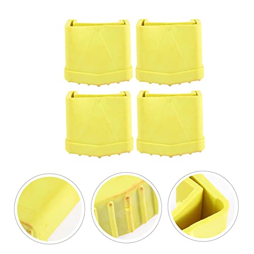 POPETPOP 4pcs Professional Ladder Feet Protectors Non-Slip Stair Treads Safety Devices for Ladders Home Use - color: Yellow