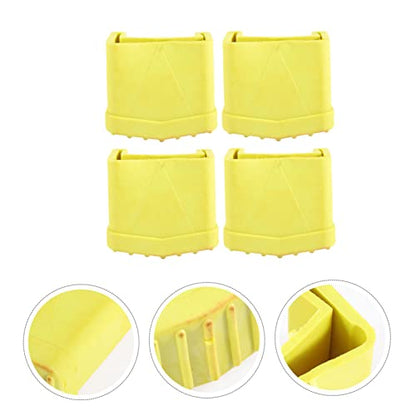 POPETPOP 4pcs Professional Ladder Feet Protectors Non-Slip Stair Treads Safety Devices for Ladders Home Use - color: Yellow