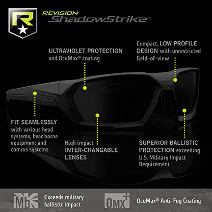 Revision Military Shadowstrike Ballistic Sunglasses Deluxe Kit