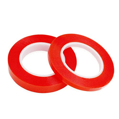 2pcs 10mm 20mm Clear Double Sided Adhesive Acrylic Tape MobilePhone LCD Screen Repair Fix - size: 2pcs (10mm+20mm)