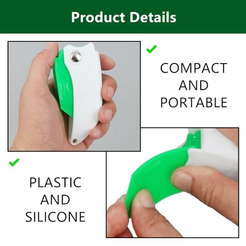 Silicone Seam Tool Professional Caulking Finger Caulk Remover Tool Silicone Remover Tool 9-in-1 Caulking Tool Kit for Bathroom, Kitchen, Floor, Window(green)