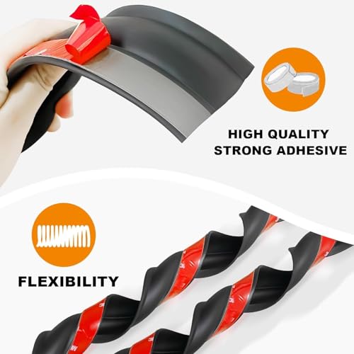 Universal Garage Door Threshold Seals Bottom Rubber Replacement, weatherproofing Garage Door Weather Stripping with Nails (50ft) - size: 50ft