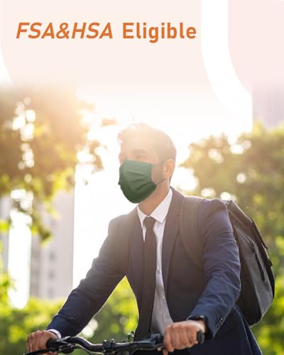 Face Masks Disposable 100 Pack, 4 Ply ASTM Level 3 Medical Grade, Breathable for Adult Outdoor Protection, Individually Wrapped for Home, School & Office, Jade Breeze - color: Jade Breeze