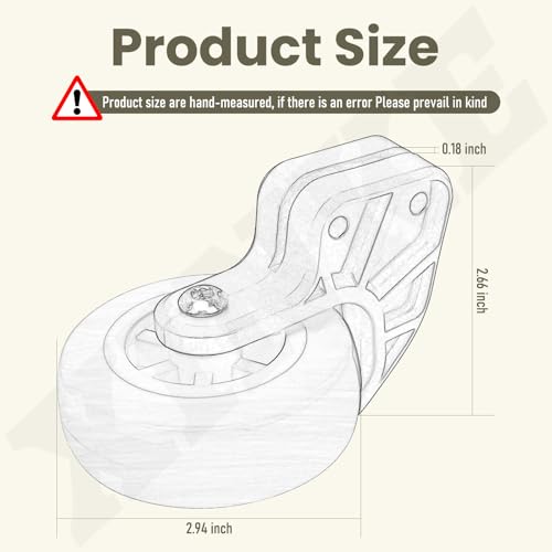 10940 Tip & Glide Wheel Kit Compatible with Little Gia-nt Ladders Without Wheels, Also for Multi-Position Ladders, Included Hrill bit, Wrench - Ladder Accessory