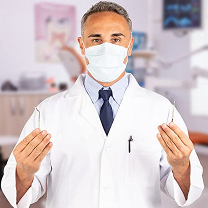 HALYARD THE LITE ONE Disposable Procedure Mask w/SO SOFT Earloops, Blue, 62356
