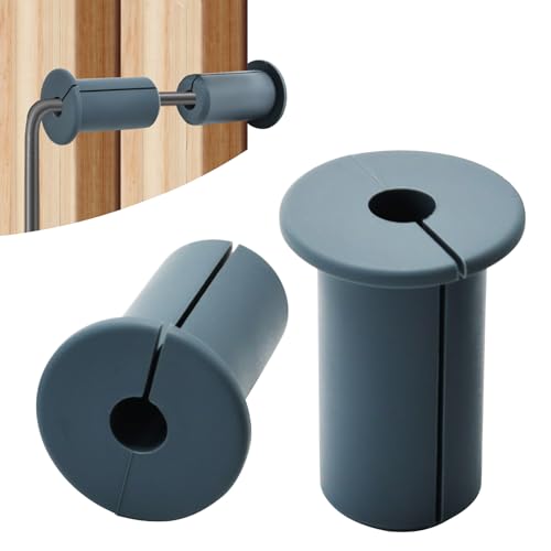 2 PCS Starlink Wall Grommets Kit 3/4" Silicone Wall Bushing-Waterproof Drywall Tv Cord Pass Through Split Rubber Cable Grommet for Starlink Dishy Ethernet Cables Router (Grey 1-1/2" Height) - color: Grey-2, size: DH 3/4" HT 1-1/2"