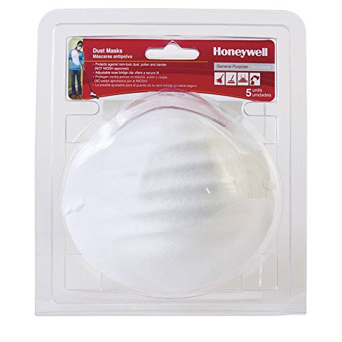 Honeywell Nuisance Disposable Dust Mask, 5-Pack (RWS-54000) - size: 1 count (Pack of 5)