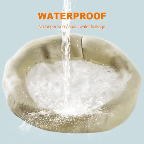 New Type White Waterproof Sealant Mastic, Waterproof Repair Sealing Clay, Hole Filler Putty for Walls, Quick Mending Mud for Drain Connection, Wall Hole, 30g Air Conditioning Hole (3)