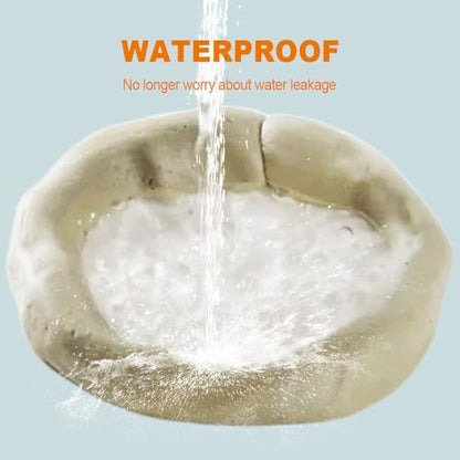New Type White Waterproof Sealant Mastic, Waterproof Repair Sealing Clay, Hole Filler Putty for Walls, Quick Mending Mud for Drain Connection, Wall Hole, 30g Air Conditioning Hole (3)