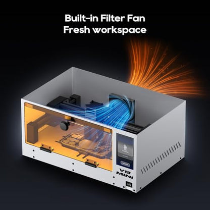 V8 MINI Laser Machine for iPhone Rear Screen Brackets and Camera Lens, w/Iron Molds & Phone Repair Tool Kits (Normal) - color: Normal