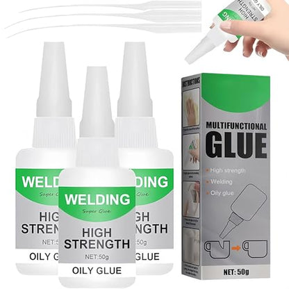 Magic Glue, Universal Super Glue Strong Bonding Magic Glues Multifunctional Magic Glues Oily Glue All Purpose Super Glues for Metal, Plastic, Wood, Ceramics (3 Pcs) - color: 3 Pcs