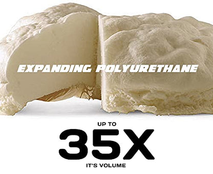RadonSeal PRO Foundation Crack Repair Kit (30 ft) – Polyurethane Injection Foam for Basement & Concrete Wall Leaks