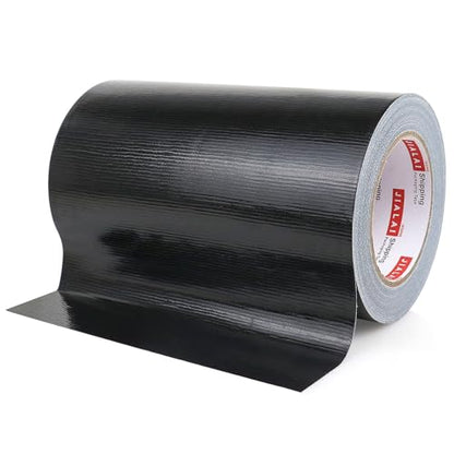 Wide Duct Tape, Industrial Grade 30Yards (90 ft) Wide Tape 8'' Duct, 9 Mil Heavy-Duty, Waterproof, Strong, Flexible, No Residue, for Crafts & Home Improvement (Black, 8'' x 90ft) - color: Black, size: 8'' x 90ft