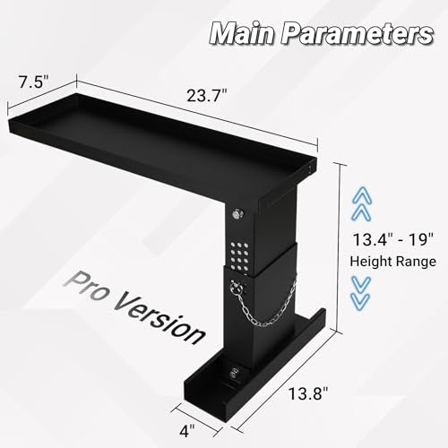 Ladder Extender Pro, Ladder Stabilizer High Strength, Ladder Leveler 13.4”-19” Adjustable Height Range for Single and Extension Ladders