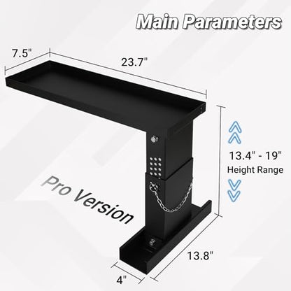 Ladder Extender Pro, Ladder Stabilizer High Strength, Ladder Leveler 13.4”-19” Adjustable Height Range for Single and Extension Ladders