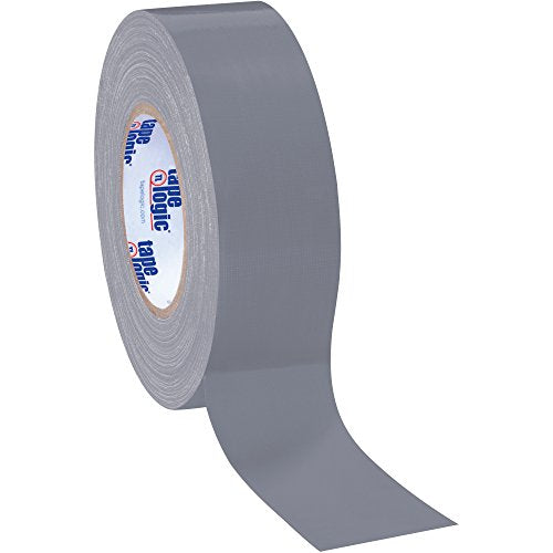 Aviditi (24 Rolls) Tape Logic 2 Inch x 60 Yards Multipurpose Duct Tape, Silver, 10.0 Mil Thick - For Temporary Repairs, Labeling, Patching, Marking and Social Distancing - color: Silver, style: 24 Pack