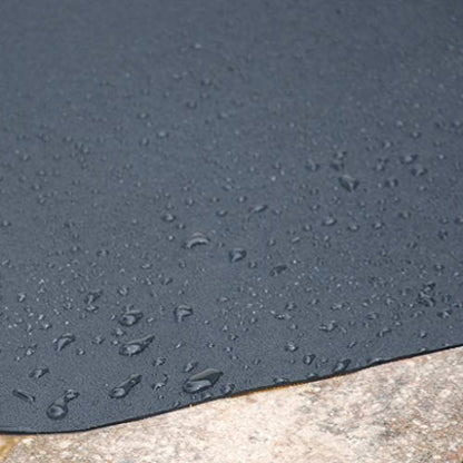 VersaTex Multi-Purpose Recycled Rubber Floor Mat for Indoor or Outdoor Use, Utility Mat for Entryway, Tool Bench, Garage, Under-Sink, Patio, and Door Mat; 36" x 60", Black