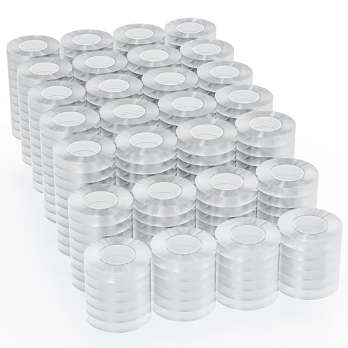 288 Rolls Double Sided Tape, Nano Tape, Transparent Adhesive Tape, Traceless Adhesive Tape, Removable, Washable, Reusable, Suitable for Carpets, Photo Walls, 9.85 Feet Per Roll - size: 9.85 Feet Set of 288