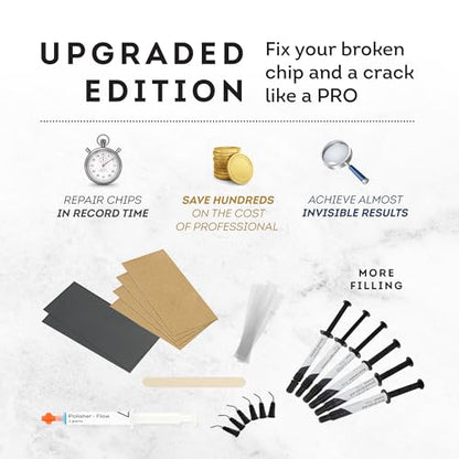 Refill for White Surface Repair Kit - Fix Chips & Defects in Minutes | Restore Tiles Bathroom Fixtures and Countertops with Ease | for Porcelain Fiberglass Corian Acrylic Ceramic Enameled and More - style: White, Clear, Black, Acrylic