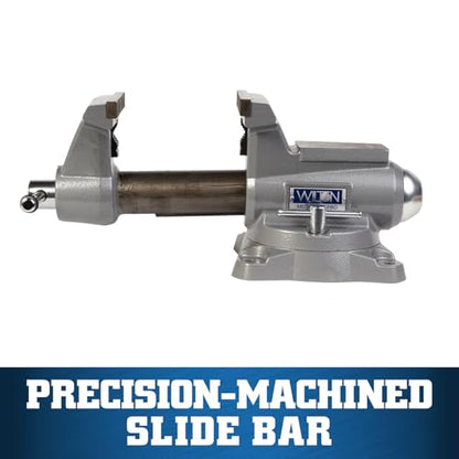 Wilton Mechanics Pro Bench Vise, 5-1/2" Jaw Width, 5" Jaw Opening, 3-5/8" Throat (Model 855M) - size: 5-1/2 in.