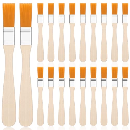 20 Pcs Touchup Paint Brush,Touch Up Paint Brushes for Walls,5 Inch Soft Bristle Trim Painting Tool with Wood Handle for Walls Furniture Cabinets Fences