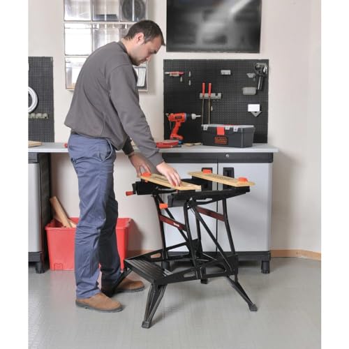 BLACK+DECKER Portable Work Bench and Vise (WM225-A)
