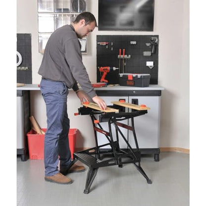 BLACK+DECKER Portable Work Bench and Vise (WM225-A)