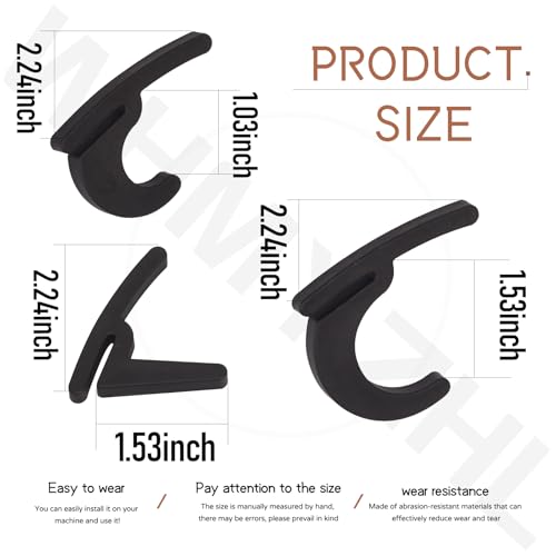 Universal Hooks for Garage Shelving and Industrial Storage Racks Compatible with Keyhole Slots, Including J&L Heavy-Duty Hooks for Garage Shelving - UV-Resistant, Holds up to 40 lbs.