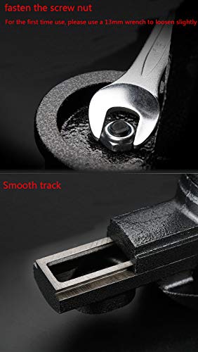 Table Vise Home Vise Clamp-On Vise, 3.0" black - size: 3.0" black