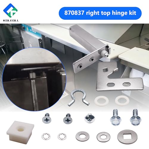870837 Right Side Top Door Hinge Cartridge Kit Compatible with True QA TSSU TUC TWT Units