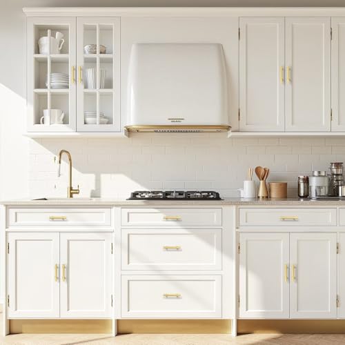5Pack Hole Centers 2.5inch(64mm) Brushed Brass Cabinet Handles T Shaped Kitchen Cabinet Pulls Hardware Pull Handle for Cabinets Dressers 4inch Total Length - color: Brushed Brass, size: Hole Centers: 2.5inch