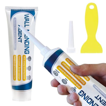 Drywall Patch Repair Kit: Wall Mending Agent for Holes & Cracks - Wall Repair Paste for Nail Holes, Dents & Small Damage-130g - color: 130g