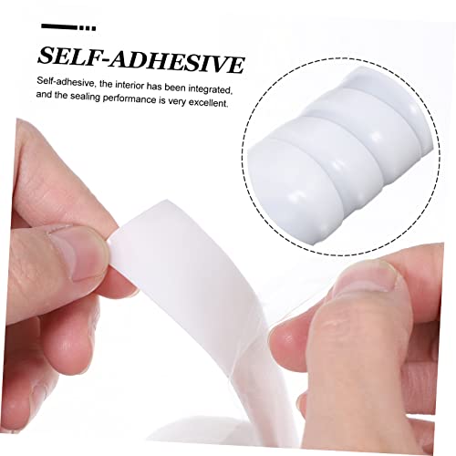 Lurrose Flexible Silicone Rubber Seal Tape for Plumbing Leak Repair Compression Resistant Weatherproof Pipe Leak Sealant for Faucets Heating Joints and Water Tanks