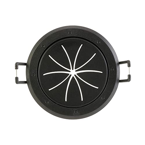 Construct Pro Speedy Spring-Lock Cable Pass Through Port, 2 inch Inner Diameter, Black CON6061SPZ