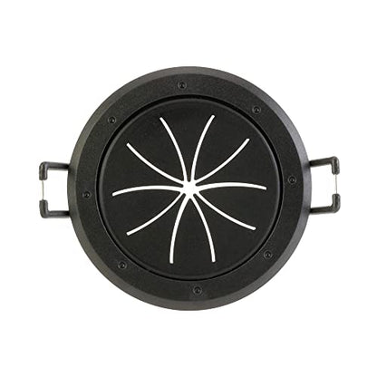Construct Pro Speedy Spring-Lock Cable Pass Through Port, 2 inch Inner Diameter, Black CON6061SPZ