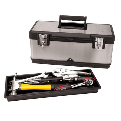 Performance Tool W54020 20-Inch Tool Box, Steel - size: 20" Steel Tool Box, style: Steel Tool Box