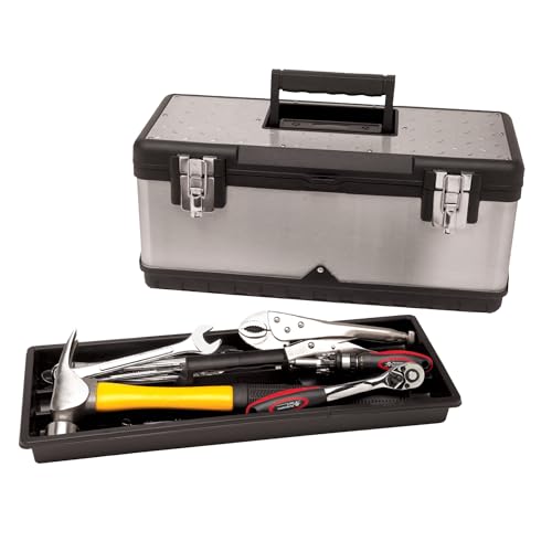 Performance Tool W54020 20-Inch Tool Box, Steel - size: 20" Steel Tool Box, style: Steel Tool Box