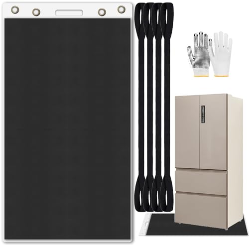 Appliance Slider with Pull Strap,Heavy Duty Moving Mat Furniture Sliders for Ultimate Floor Protection Appliance Moving Mat Glides Easily 49" X 30" - size: 49" X 30"