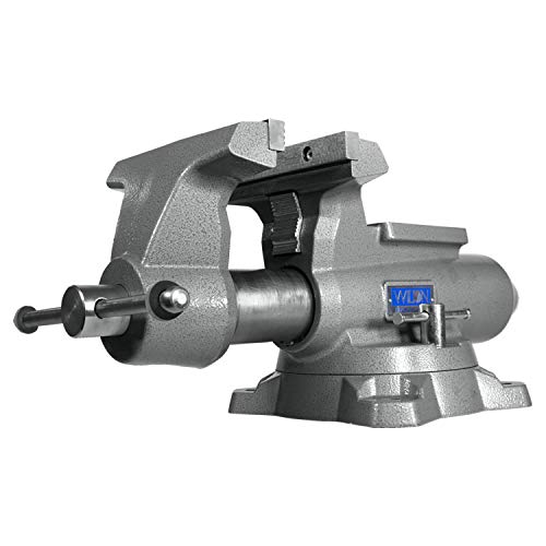 Wilton Mechanics Pro Bench Vise, 8" Jaw Width, 8-1/2" Jaw Opening, 4-1/2" Throat (Model 880M), Grey - size: 8 In.
