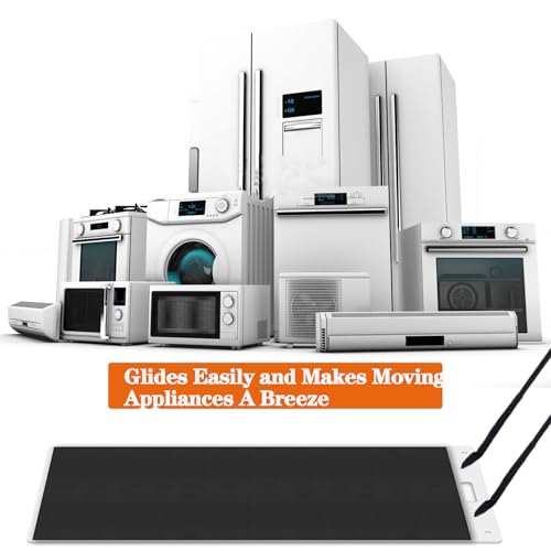 Appliance Slider with Pull Strap,Heavy Duty Moving Mat Furniture Sliders for Ultimate Floor Protection Appliance Moving Mat Glides Easily 49" X 30" - size: 49" X 30"