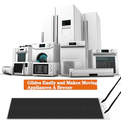 Appliance Slider with Pull Strap,Heavy Duty Moving Mat Furniture Sliders for Ultimate Floor Protection Appliance Moving Mat Glides Easily 49" X 30" - size: 49" X 30"